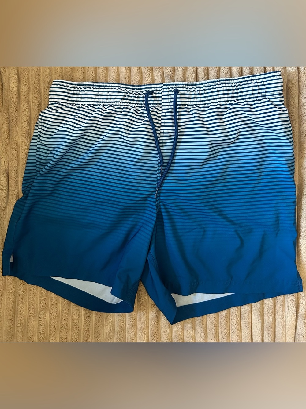 George Men's Blue Ombre Swim Shorts SIZE XL